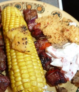 Sweetcorn with chilli butter