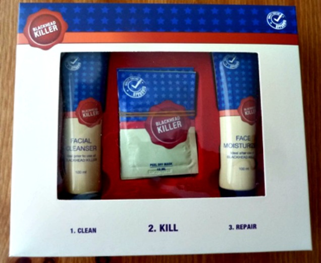 the gift box contains blackhead killer facial cleanser 5 blackhead ...