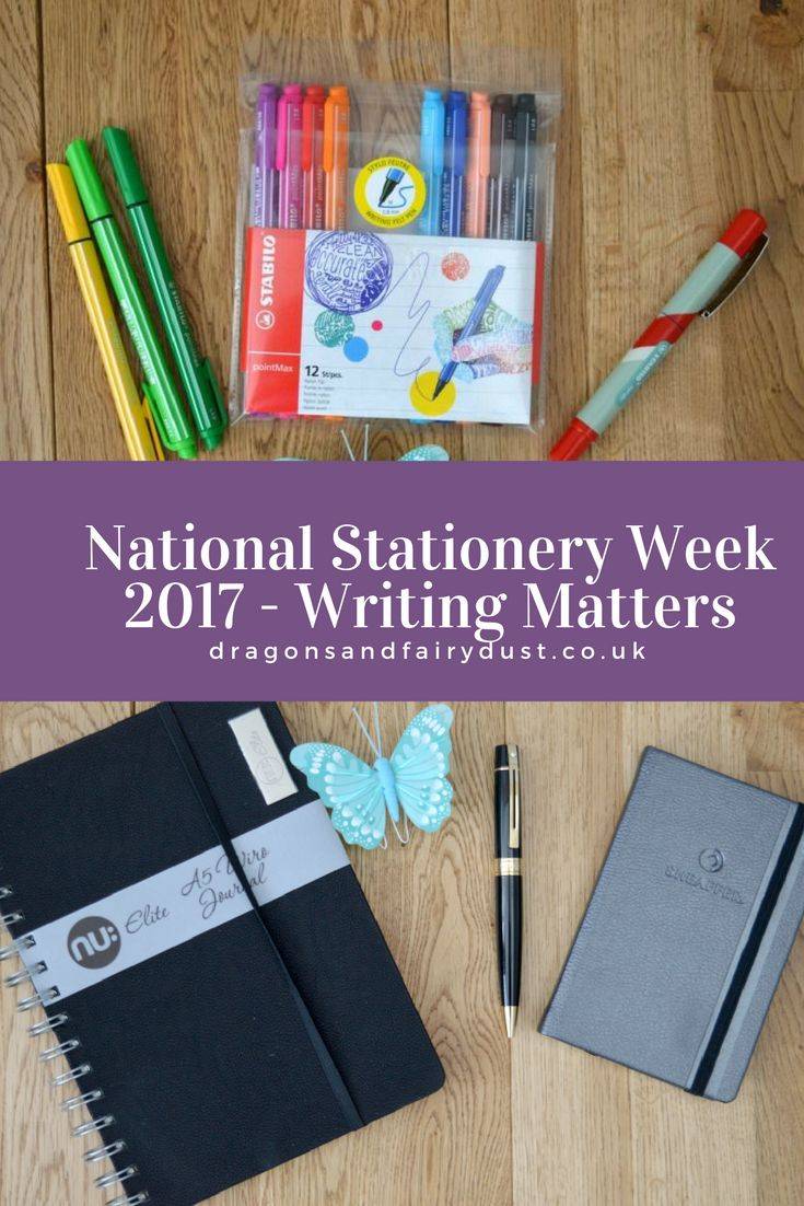 National Stationery Week 2017 Writing Matters Dragons and Fairy Dust
